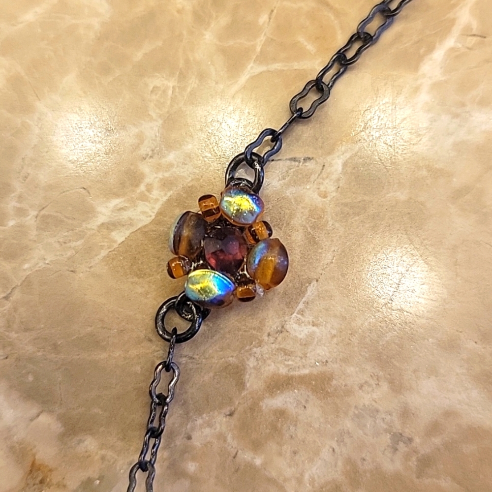 BOHEMIAN Pendant Necklace w/ Whimsical Beads,  9" - Picture 14 of 15